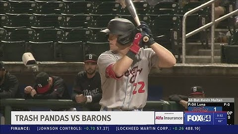 Trash Pandas walked off In 10th inning in 3-2 Loss
