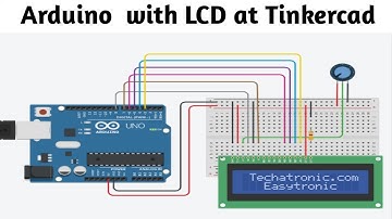 lcd tinkercad | tinkercad lcd hello world | tinkercad arduino lcd display | tinkercad arduino lcd