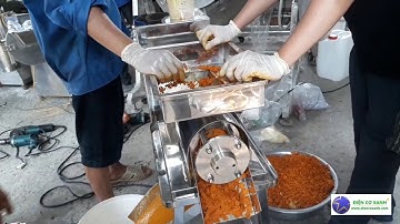 Máy vắt nước củ nghệ nguyên chất, lấy tinh bột nghệ - ĐIỆN CƠ XANH 0984467870