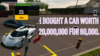 Buy a car in car parking multiplayer game || $ 60,000 Price  #carparking #youtube #cargames #foryou