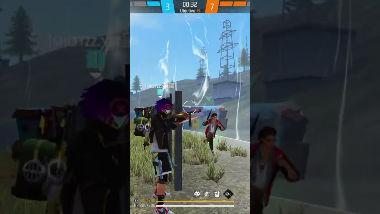 Jogando 1v3 free fire #freefire #viral