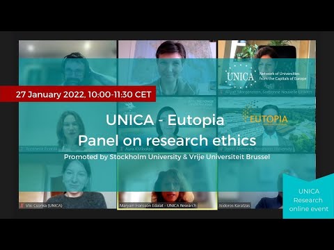 UNICA - Eutopia Panel on research ethics | 27 January 2022