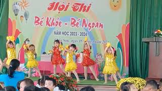 Trường mầm non Quỳnh Sơn tổ chức thành công Hội thi Bé khỏe - Bé ngoan cấp trường năm học 2023-2024