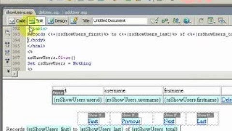 Dreamweaver Insert Record Behavior