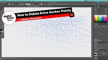 How to Select and Delete Unused Anchor Points in Illustrator