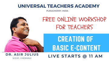 DAY - 1 CREATION OF BASIC E-CONTENT (ENGLISH VERSION)