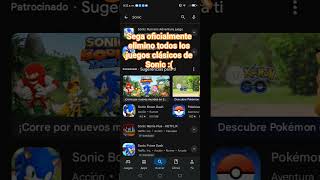 sega elimino La era clásica de Sonic en moviles noooooooooo