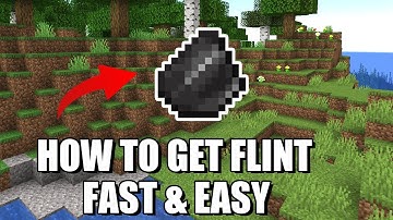 How to Get Flint FAST in Minecraft Survival Mode (Guide)