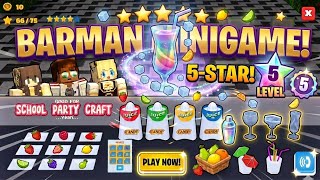 Party Craft Barman Mini Game Gameplay | Serving Drinks in City Cafeteria screenshot 1