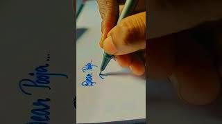 Tag your pooja🌼#love #handwritten #calligraphy #handwriting #lovesong #lovestory #write #handwriting