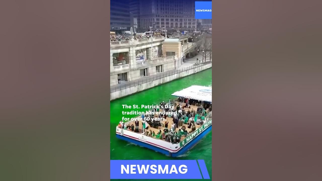 st paddys day river dying chicago