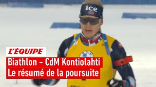 Biathlon 2022 - Johannes Boe enchaîne avec la poursuite, Émilien Jacquelin ferme le podium