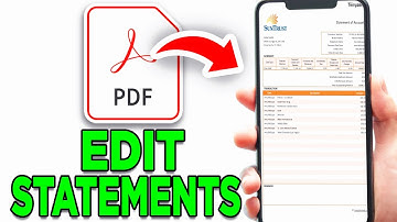 How To Edit Bank Statements With PDF Editor! - Full Guide