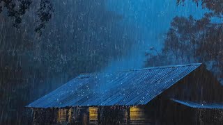 양철지붕에 내리는 폭우 - 깊은 수면과 불면증개선을 위한 백색소음 - ASMR Rain Sounds for Sleeping