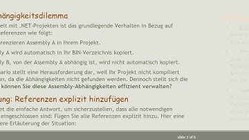 Verwalten von Assembly-Abhängigkeiten in .NET-Projekten