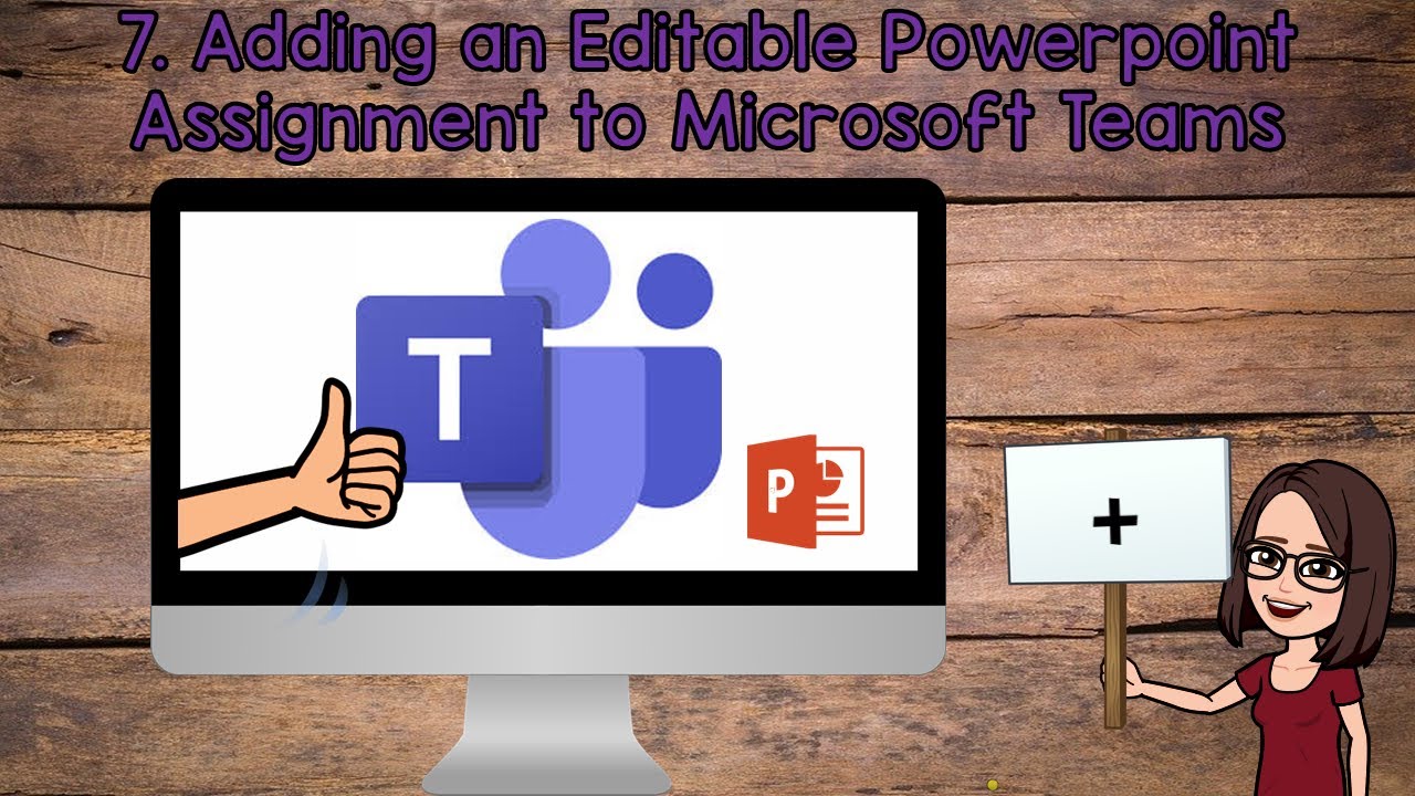 how to attach a powerpoint to teams assignment