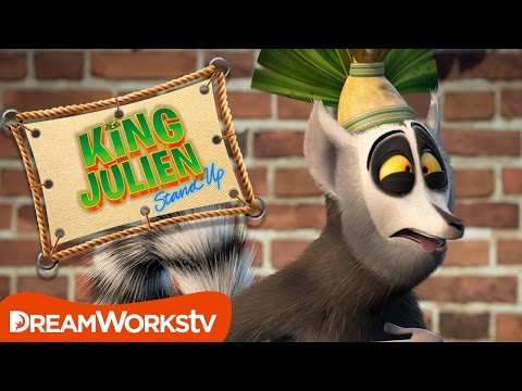 Funny Lemur Gags | KING JULIEN STAND UP