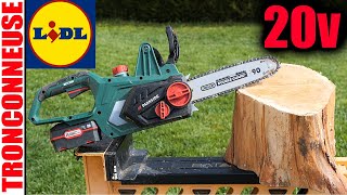 LIDL mini-tronconneuse PARKSIDE PGHSA 12 A1 X12VTEAM Cordless Pruning Saw  mini chainsaw 