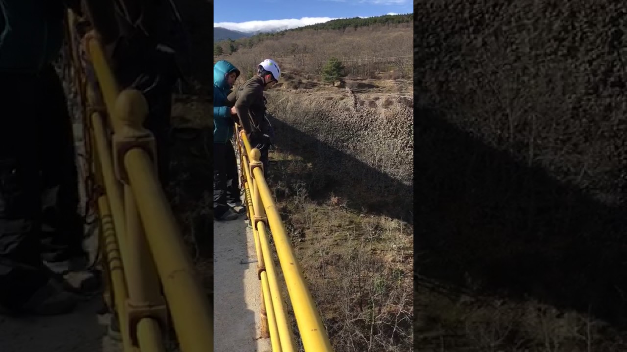 Puenting - Buitrado de Lozoya, Madrid
