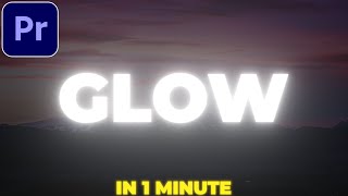 Glowing Text in Premiere Pro | Glow Effect Tutorial | No Plugins