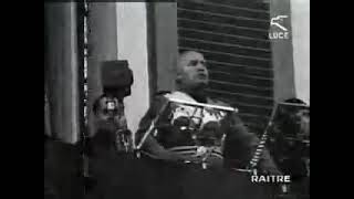 Речь Муссолини в Риме