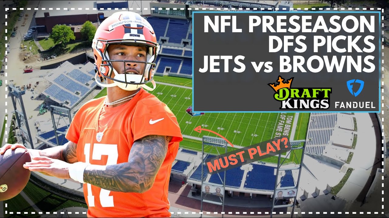 DraftKings NFL: Sunday Preseason DFS Preview