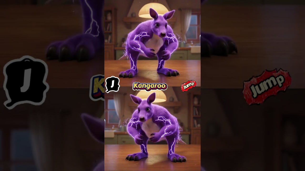 I J K L Impala Jerboa Kangaroo Lion Meteor Tsunami Lightning Earthquake Protect Earth