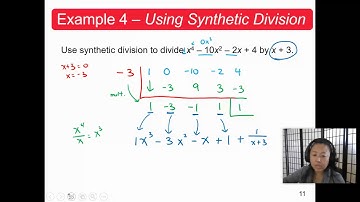 2.3 Part 2 Synthetic Division