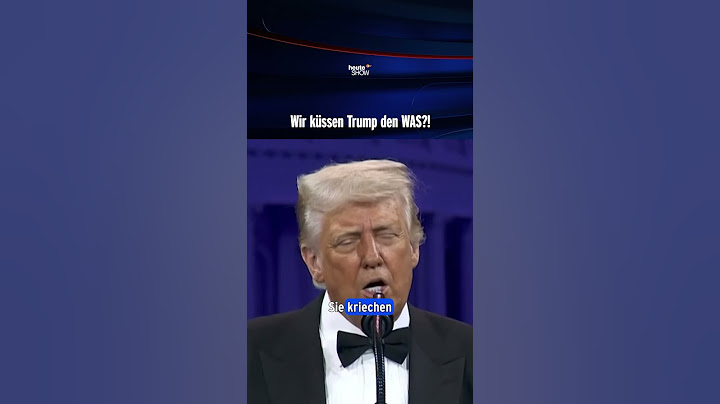 Wir küssen Trump den WAS?! | heute-show #shorts