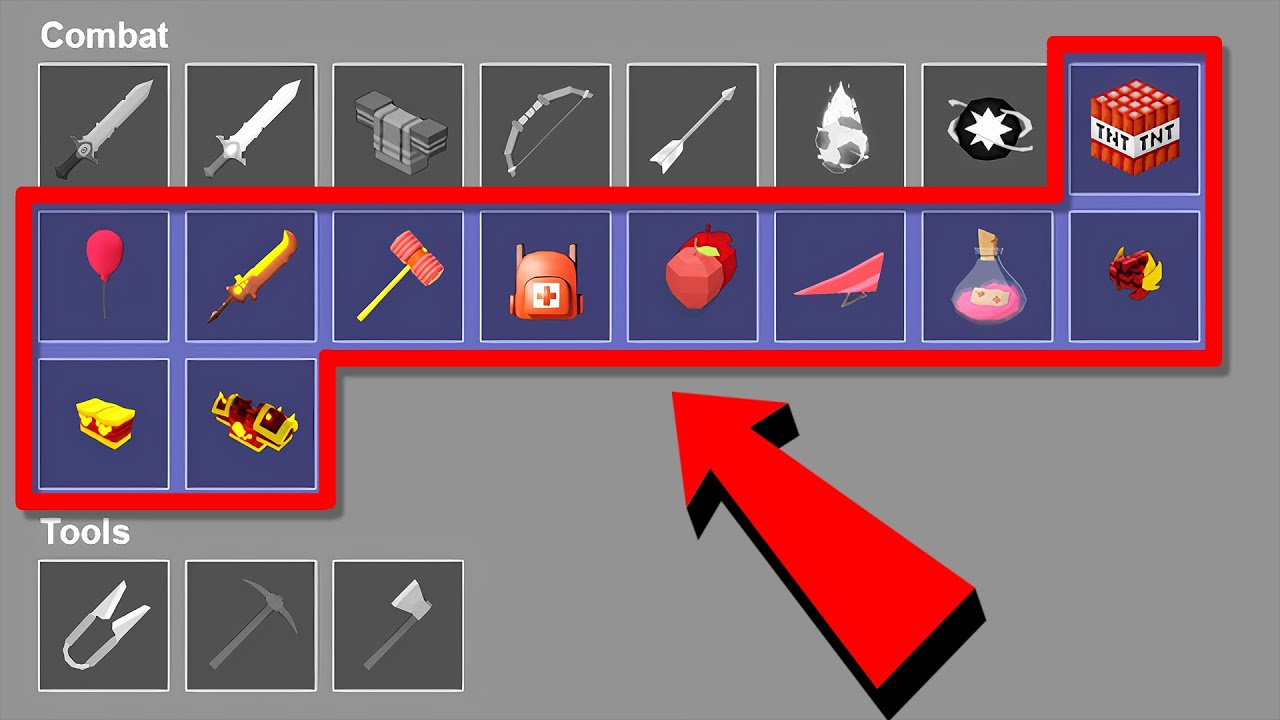 You can ONLY buy RED items in the SHOP.. (Roblox Bedwars) 