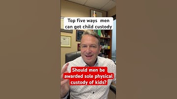 What strategies should a man use to get custody of children?