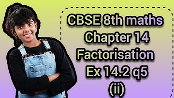 Exercise 14.2 q5 (ii) Chapter 14 Factorisation class 8 math NCERT Syllabus in English