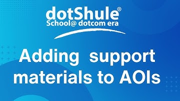 dotShule  - Adding support material to an AOI