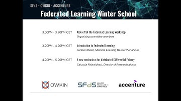 Federated Learning Winter School - 24/11/2020