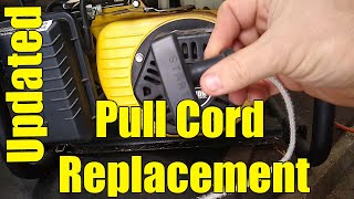 Pull Cord Replacement update