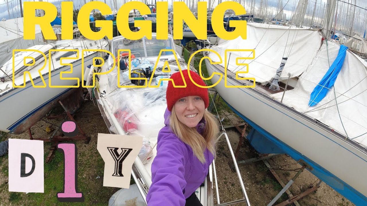 how to replace standing rigging on a sailboat