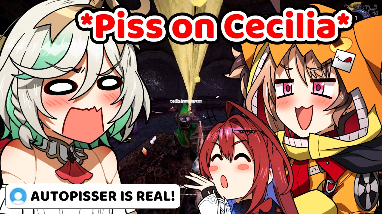Gigi immediately Pee on Cecilia the moment she unlock this... (Hololive)