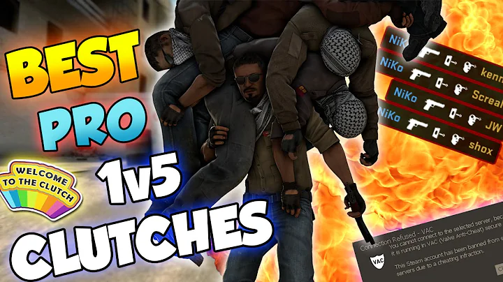 CS:GO - BEST PRO 1v5 CLUTCHES OF ALL TIME! ft. shroud, s1mple, Hiko & More!