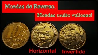 Quanto vale a moeda de 0,10 centavos Reverso Invertido e Horizontal + Ano de cunhagem.