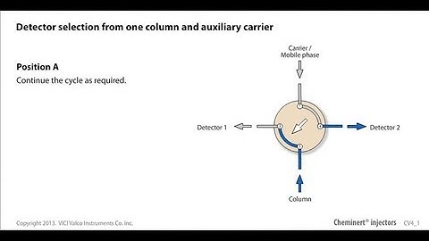 Cheminert detector selection from one column with auxiliary carrier