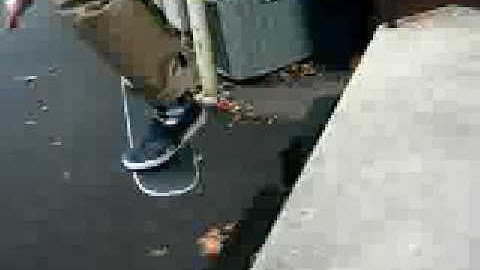 nollie 180 off loading dock