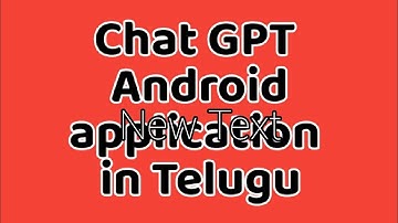 chat GPT official Android application  with open AI for blind very accessible use chat GPT in telugu