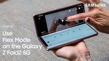 Galaxy Z Fold2 5G: How to Use Flex Mode | Samsung