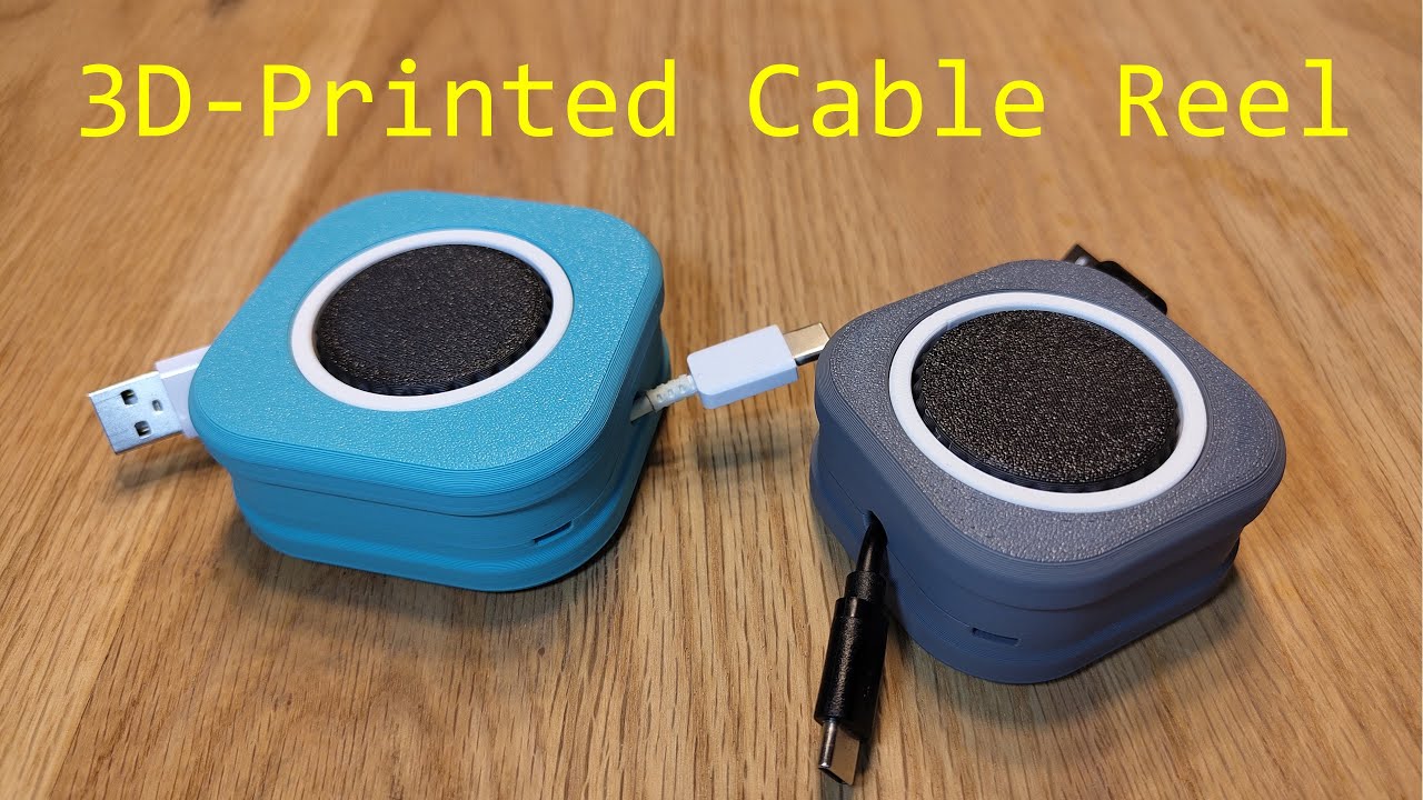 Archivo STL Enrollador de cables telefónicos - Portacables 💾・Objeto de  impresión 3D para descargar・Cults