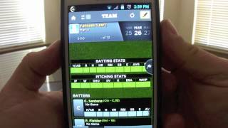 Yahoo vs ESPN Fantasy Baseball 2012 Android App screenshot 1