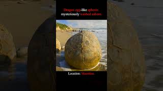 Dragon egg-like spheres mysteriously washed ashore.
