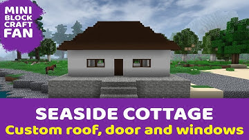 Mini Block Craft 3D: Build a seaside cottage (gameplay)