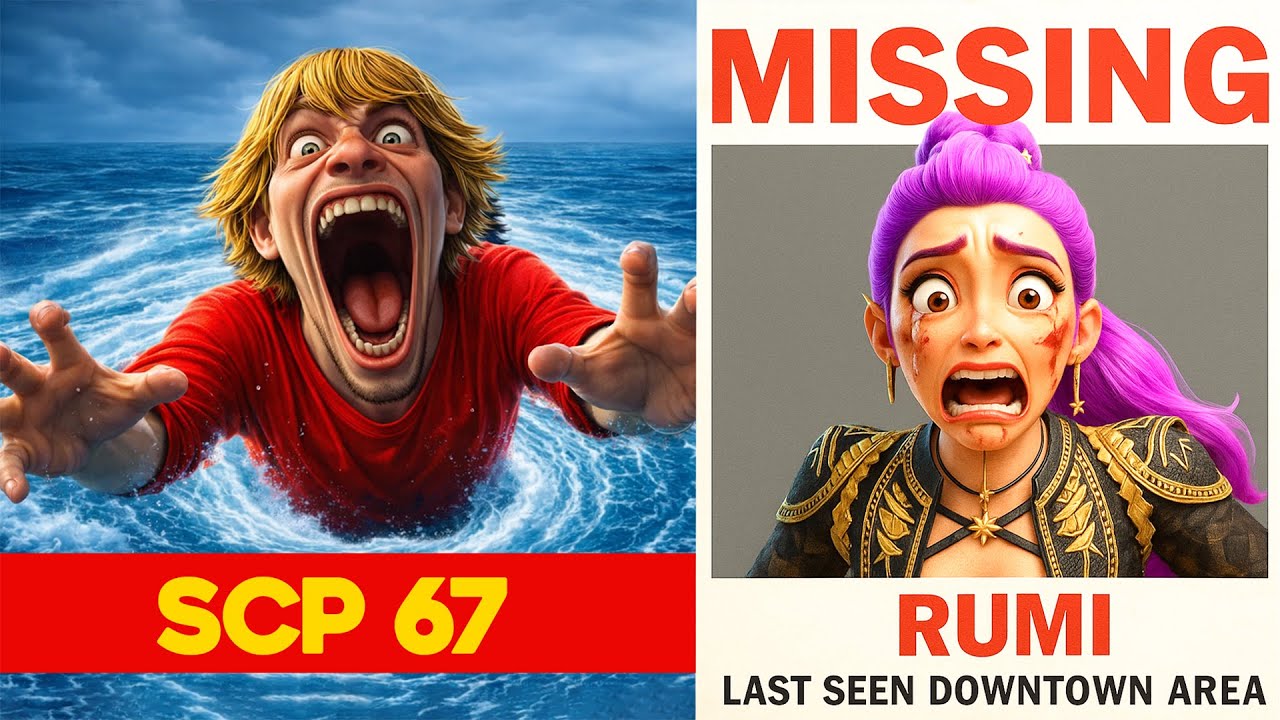 DRONE FOUND SCP 67 EATS KPOP DEMON HUNTERS RUMI IN REAL LIFE ON CAMERA AT 3AM!