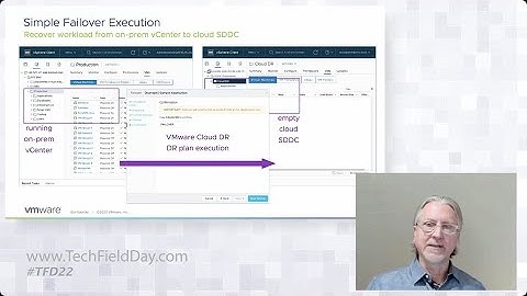 VMware Cloud DR Demo: DR Failover