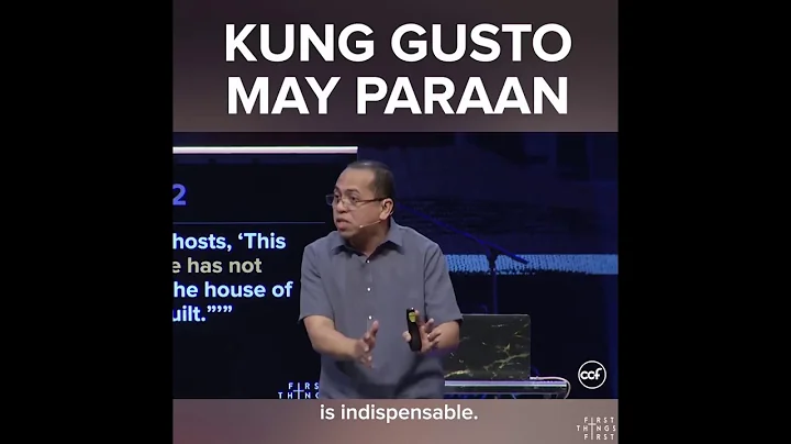 Kung Gusto May Paraan - Bong Saquing - First Things First Snippets